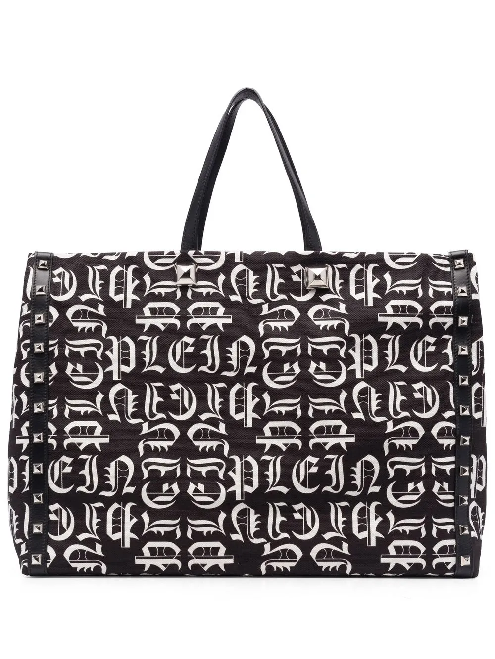 

Philipp Plein tote Gothic Plein - Negro