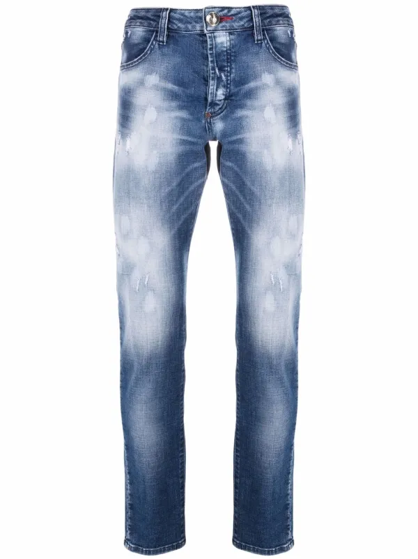 Philipp Plein Super-Straight Distressed 