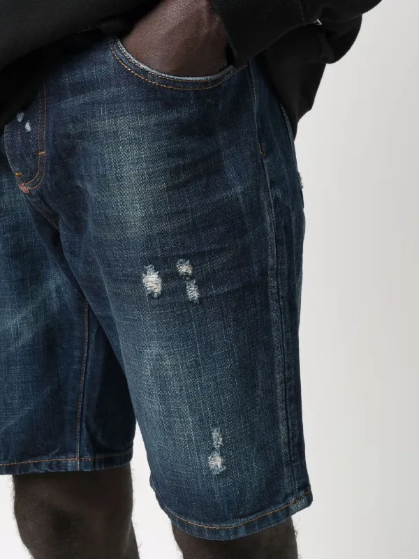 Philipp Plein Pantalones Vaqueros Cortos Rectos - Farfetch