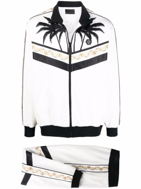 Philipp Plein Baroque-print tracksuit Men