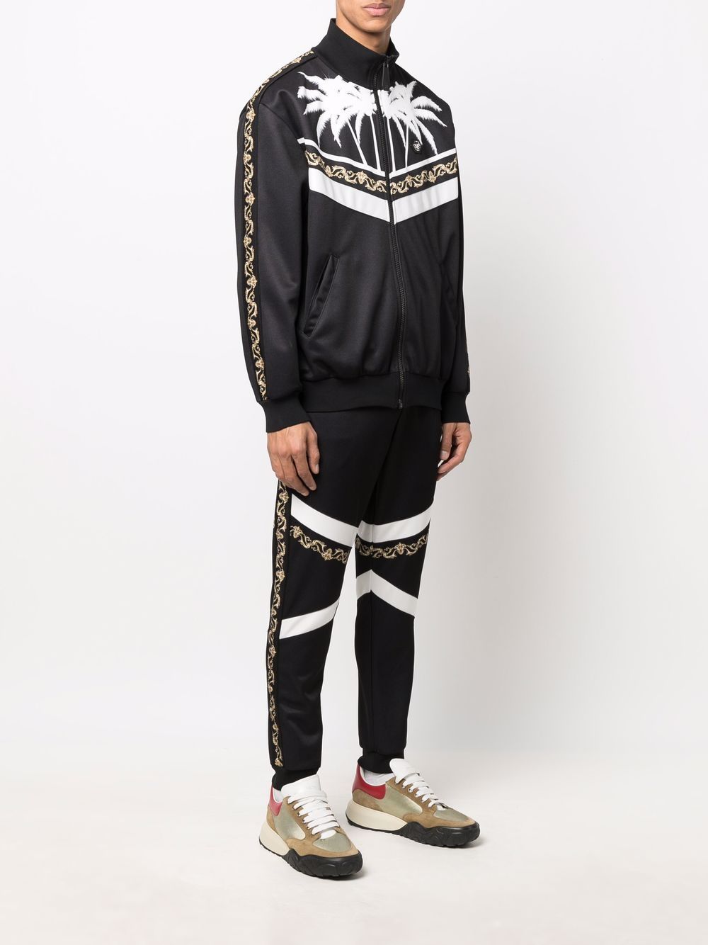 Cheap Philipp Plein Baroque-print gothic tracksuit Men