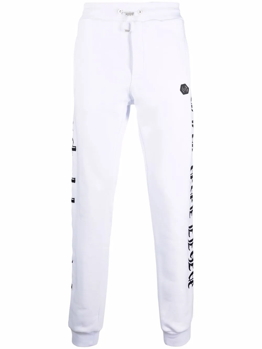 

Philipp Plein Gothic Plein logo track pants - White