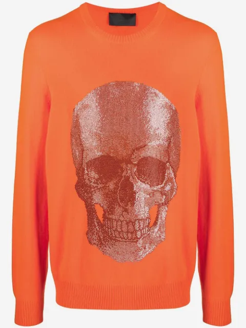 Philipp Plein Skull print crewneck sweater