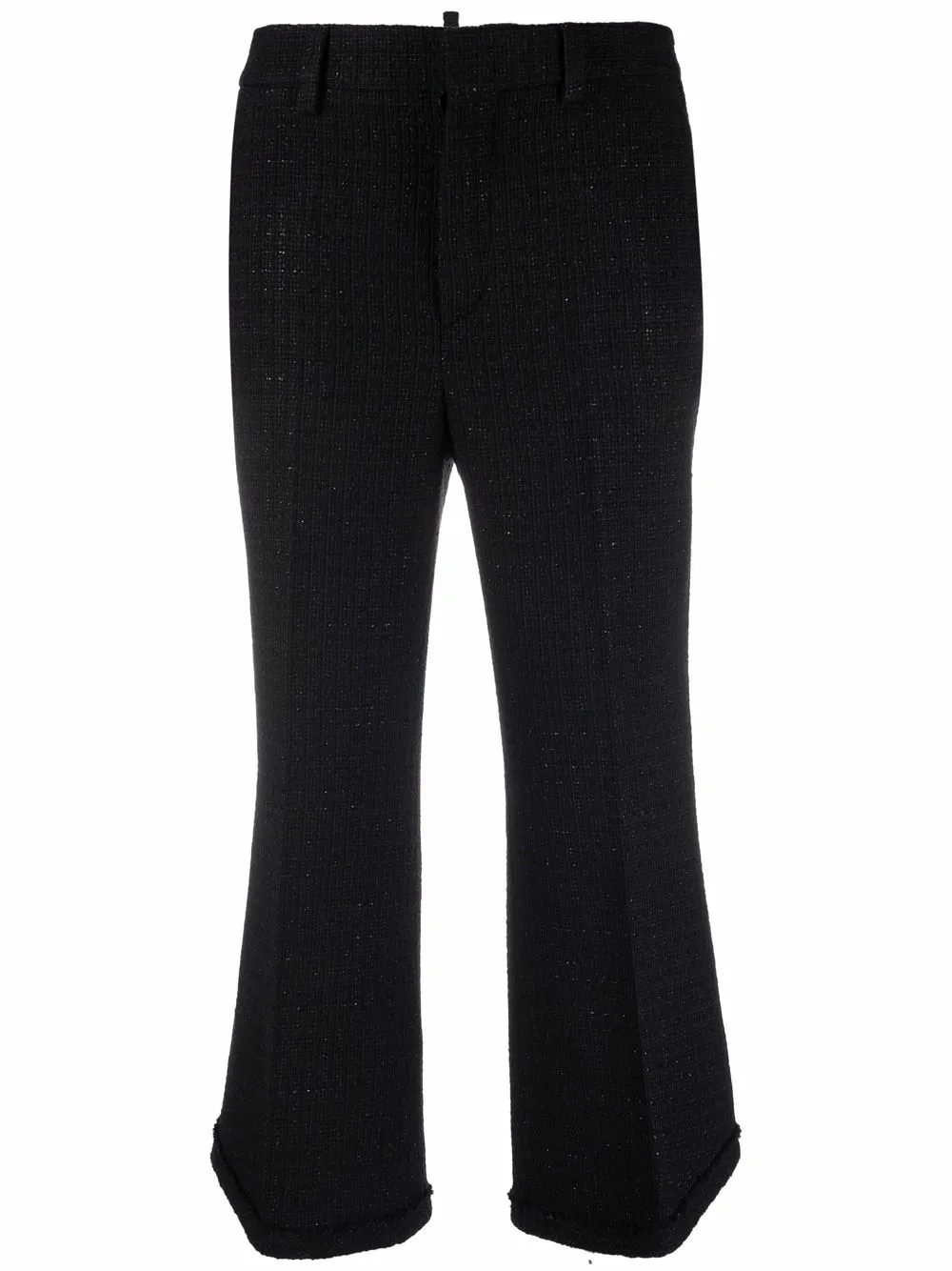 

Dsquared2 pantalones capri de tweed - Negro