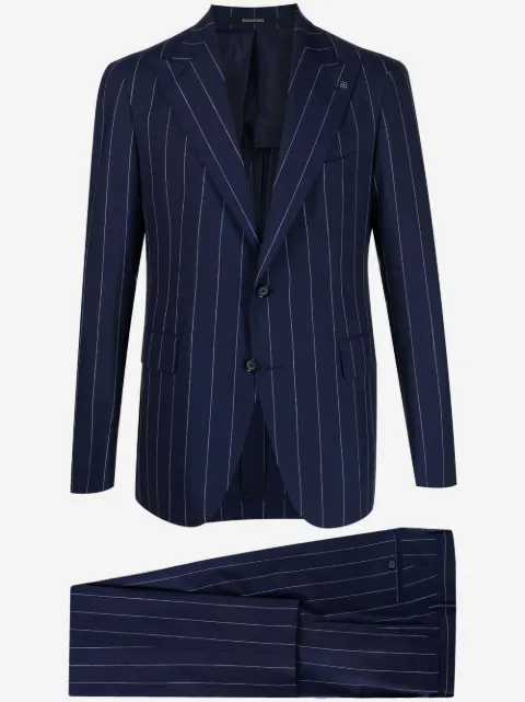 Tagliatore traje con estampado de rayas diplomáticas