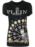 Philipp Plein skeleton-print round neck T-shirt - Black