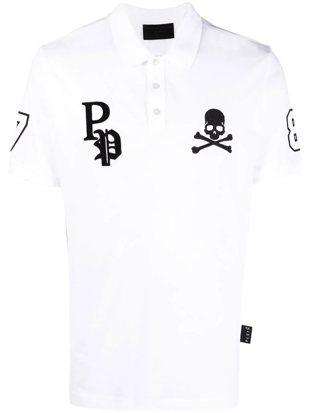 

Philipp Plein Skull And Plein polo shirt - White