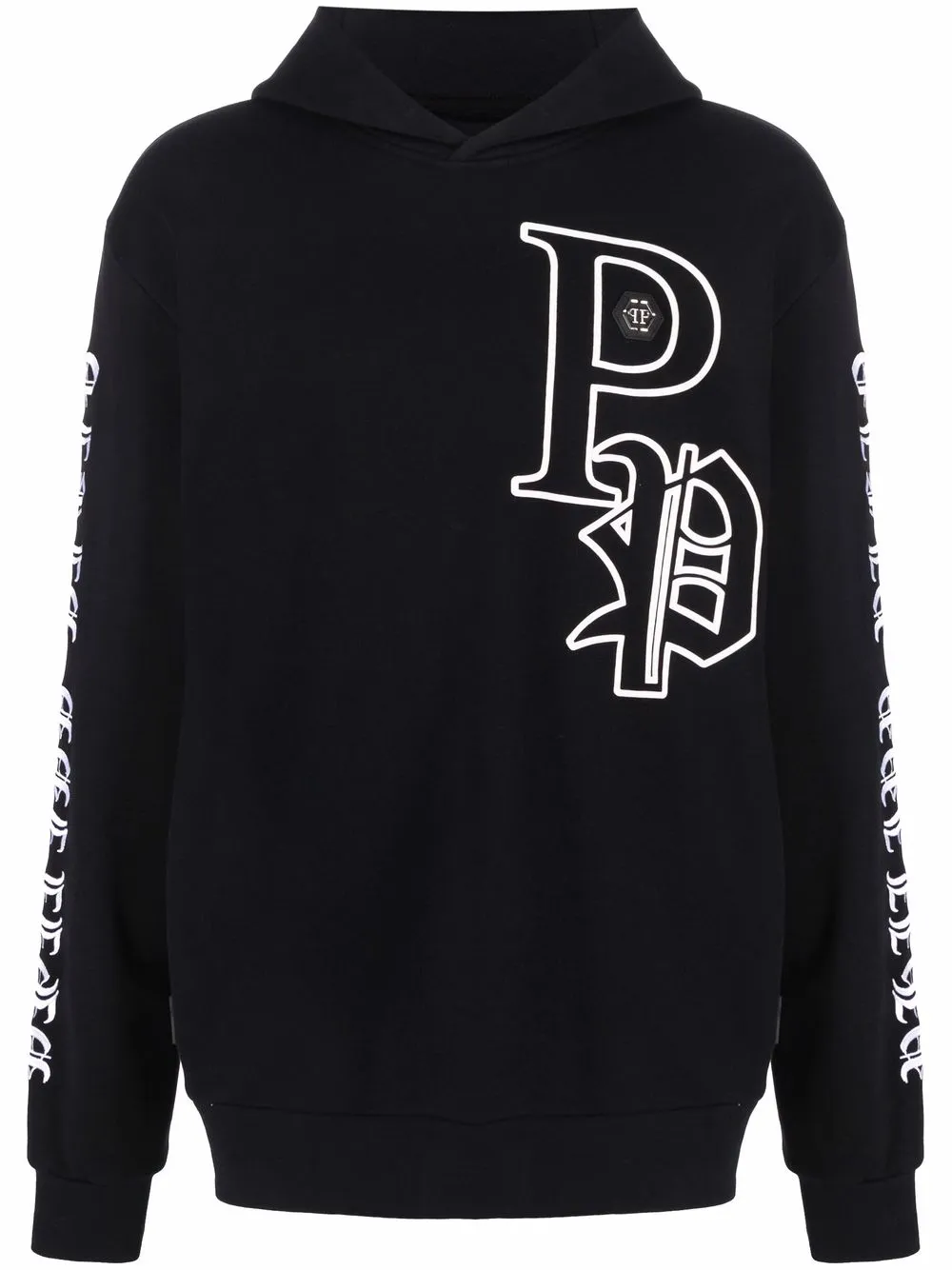 

Philipp Plein hoodie con logo estampado - Negro