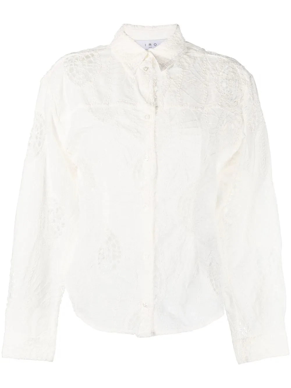 

IRO camisa Finzi con detalle en crochet - Blanco