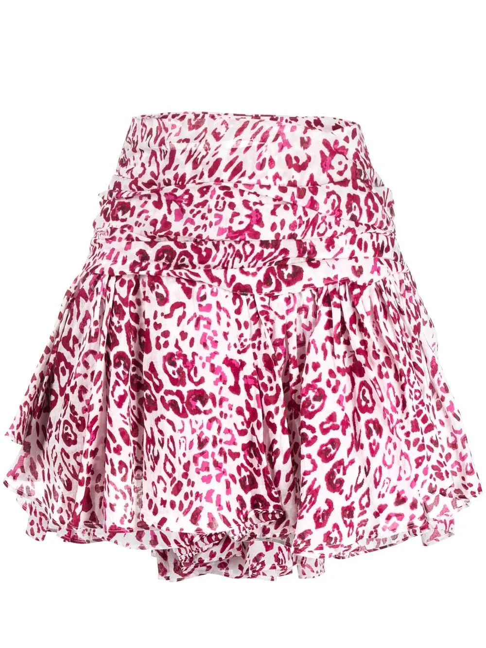 IRO falda plisada con diseño estampado - Blanco