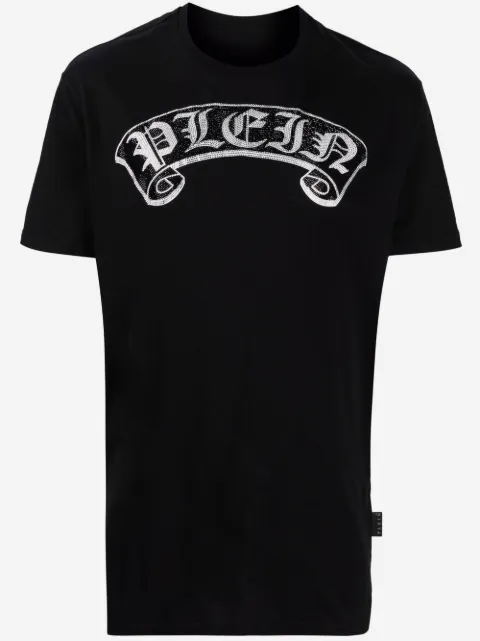 Philipp Plein embellished-logo T-shirt