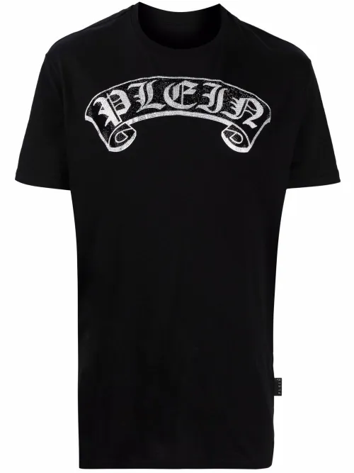 T-shirt à ornements strassés - Philipp Plein - Modalova