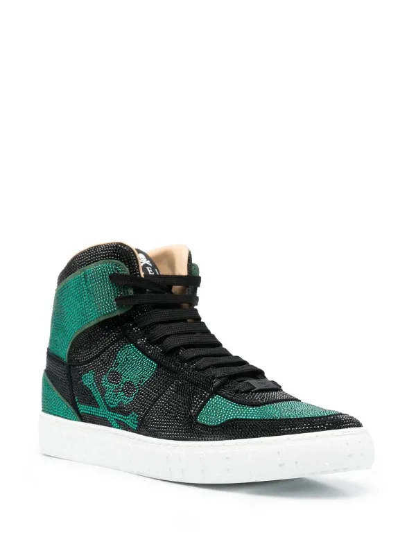 Green and black hot sale high tops
