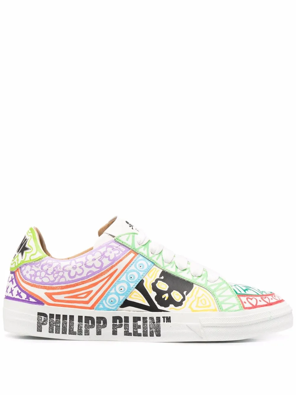 

Philipp Plein tenis bajos Retrokickz TM - Verde