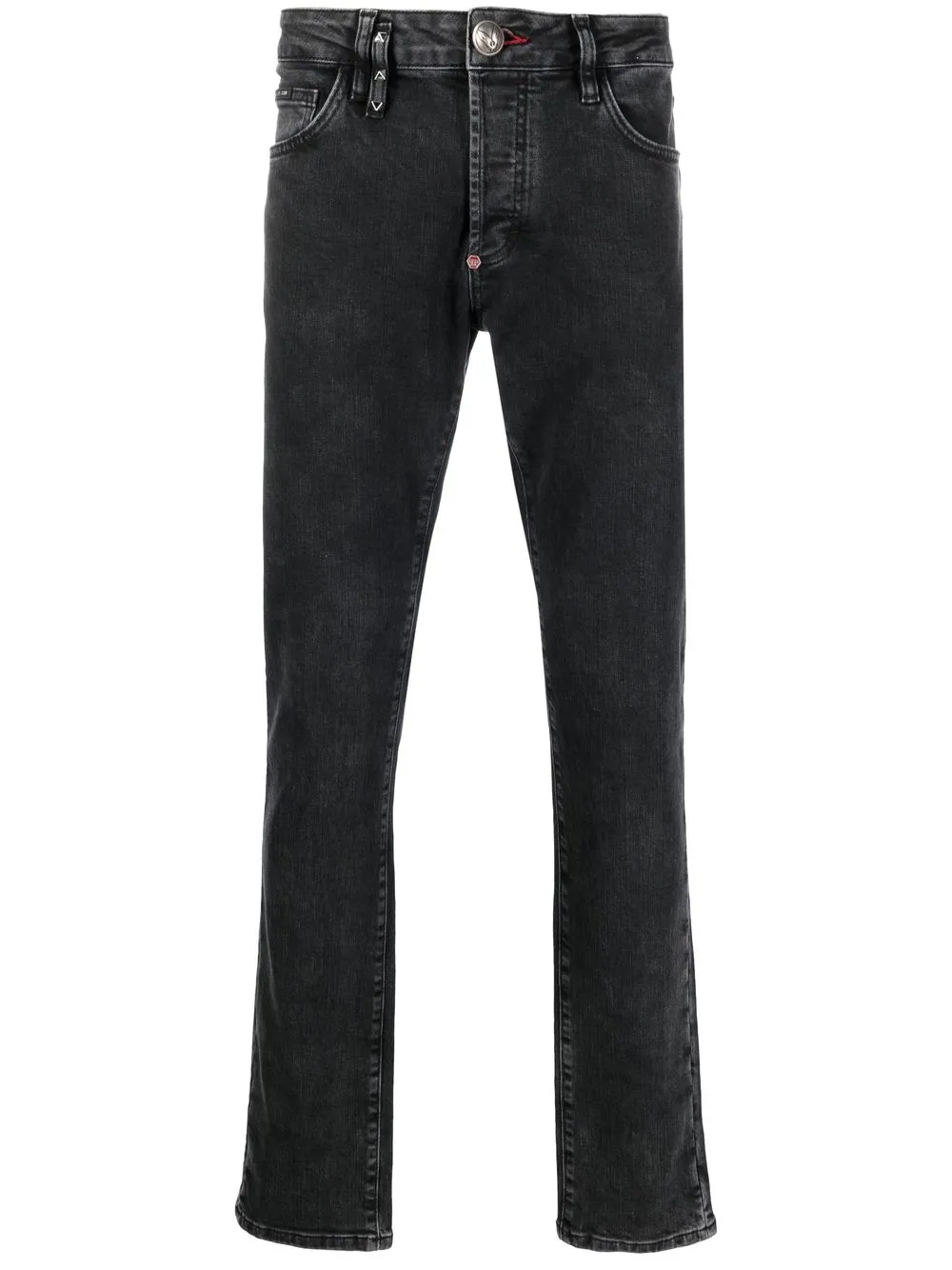 

Philipp Plein jeans rectos Super - Negro