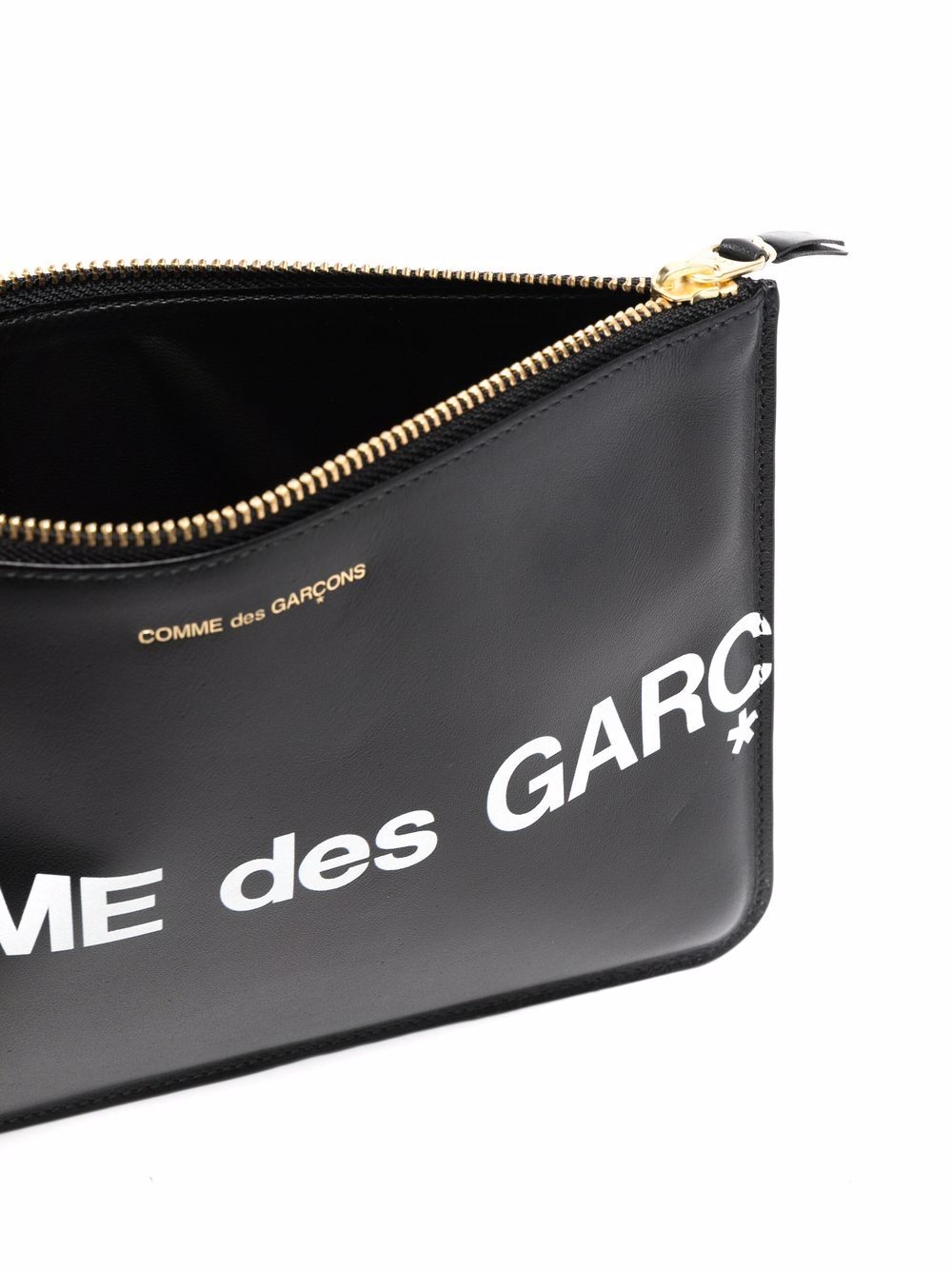 фото Comme des garçons wallet клатч с логотипом