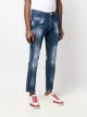 Philipp Plein washed straight-cut jeans