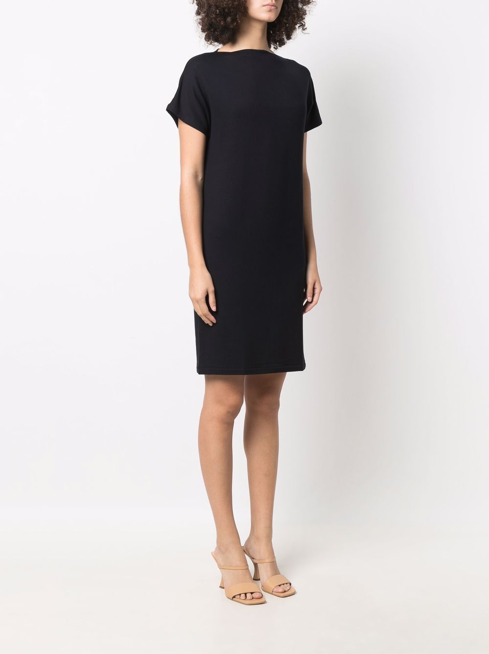 фото Majestic filatures knitted short-sleeve shift dress