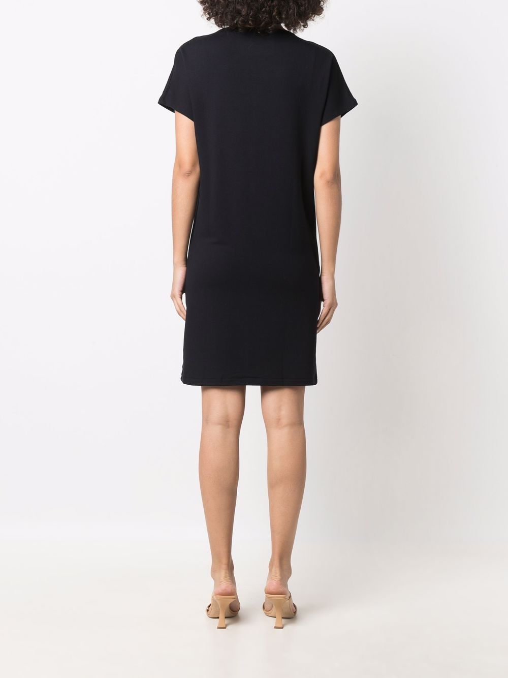 фото Majestic filatures knitted short-sleeve shift dress