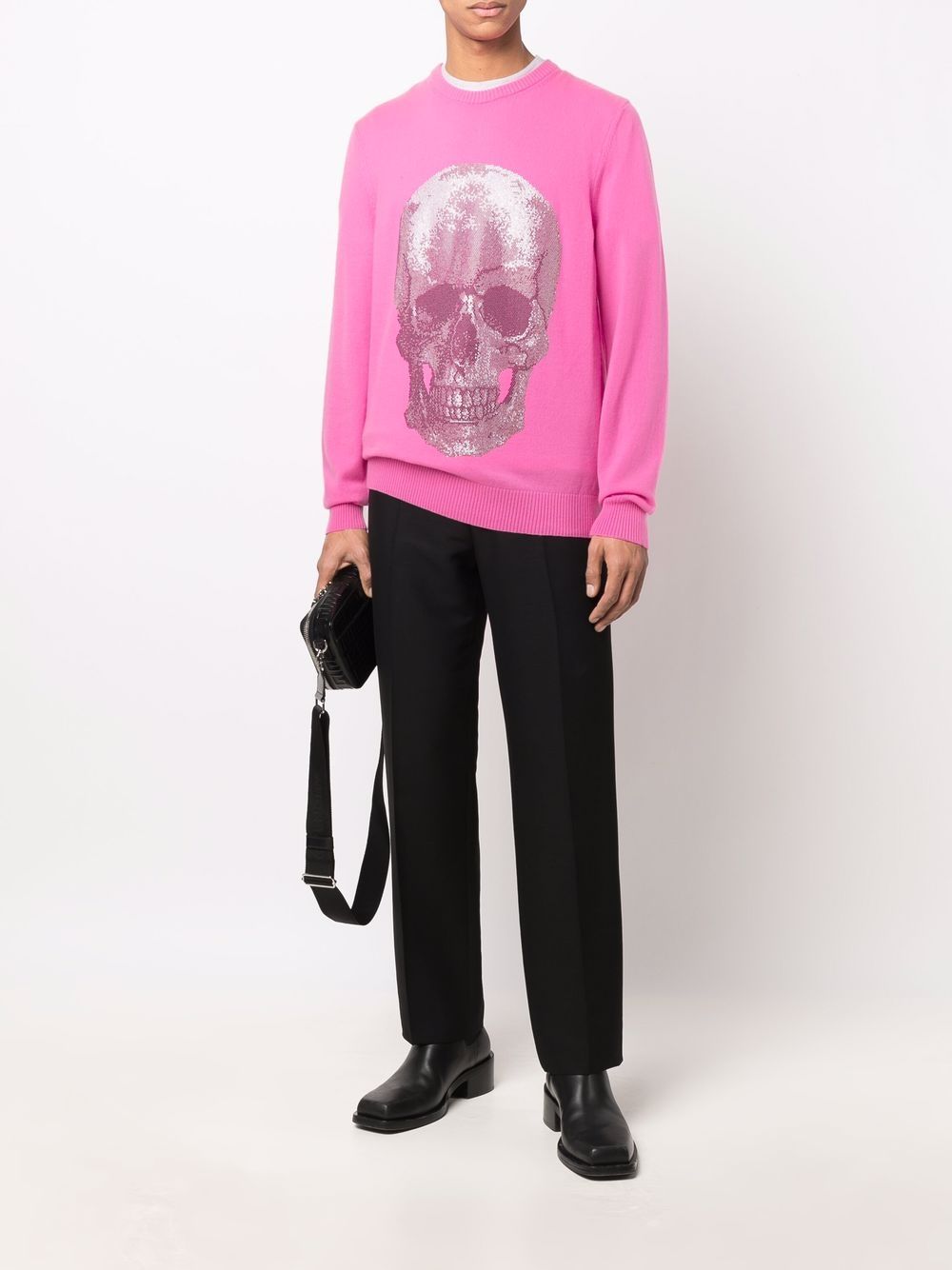 Philipp Plein Trui met ronde hals - Roze