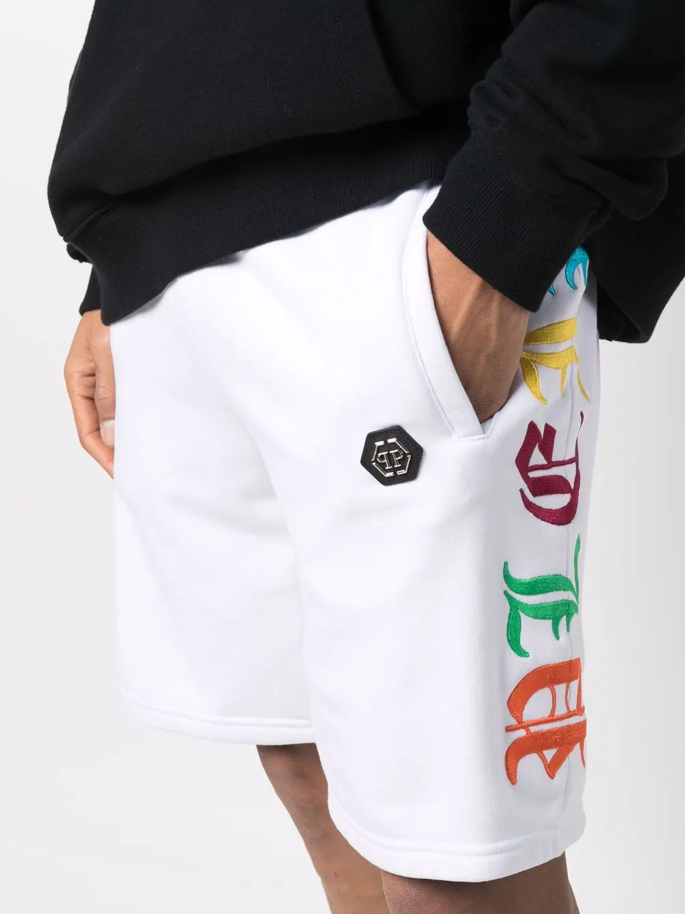 фото Philipp plein спортивные шорты gothic plein