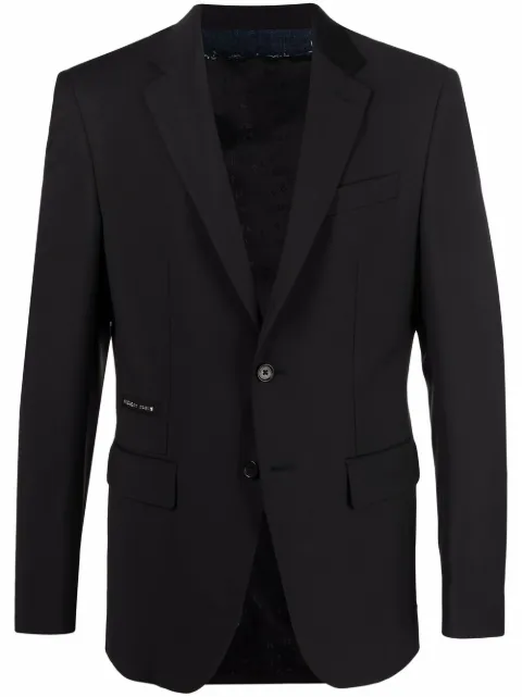 Philipp Plein crystal skeleton Gigolo fit blazer Men