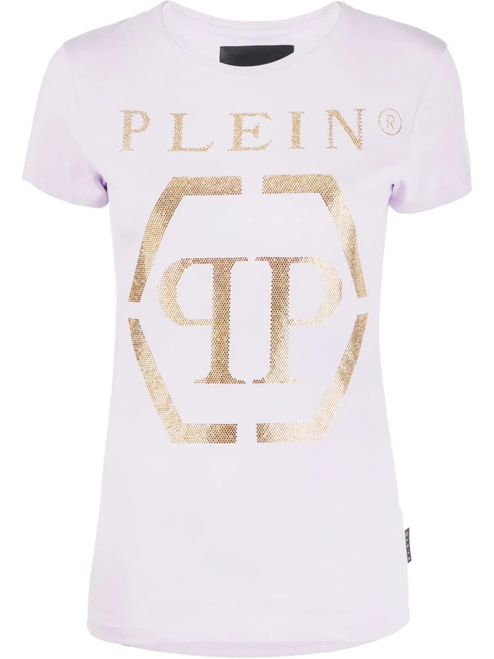 

Philipp Plein logo-embellished crew-neck T-shirt - Purple