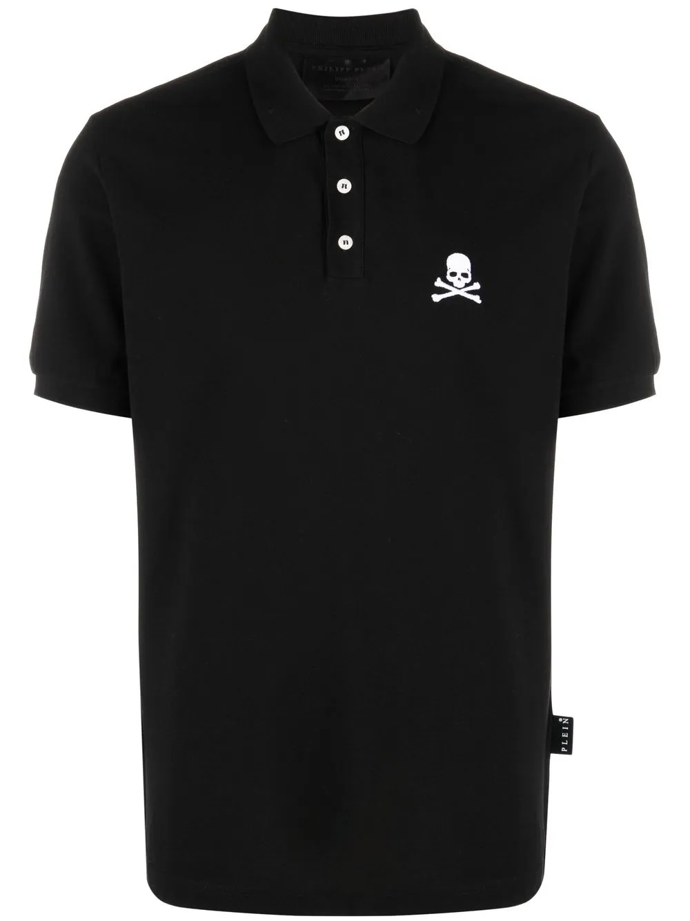 

Philipp Plein playera tipo polo con motivo Skull - Negro