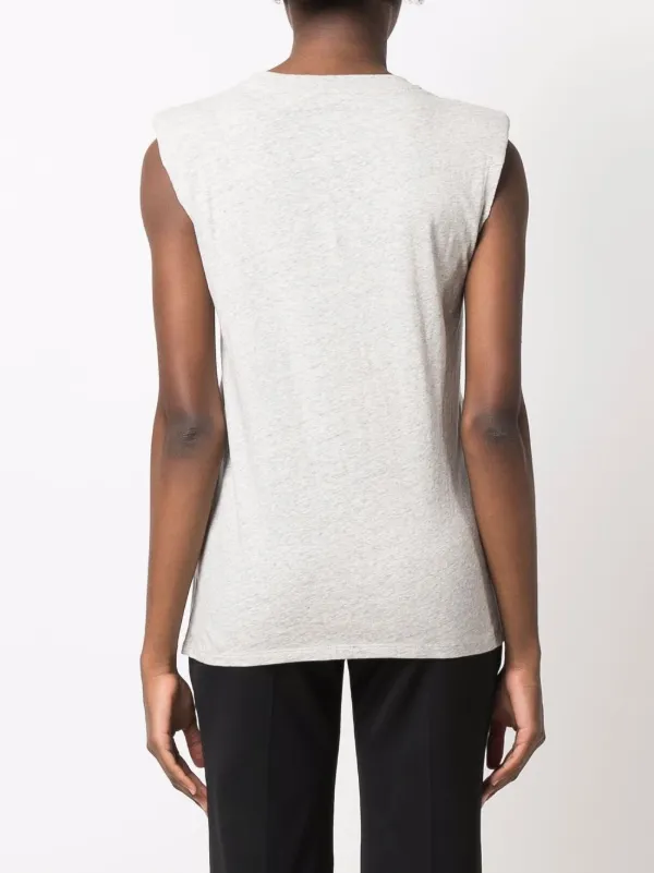 IRO Tarika shoulder-pad Tank Top - Farfetch