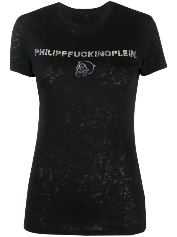 philipp plein rhinestone t shirts