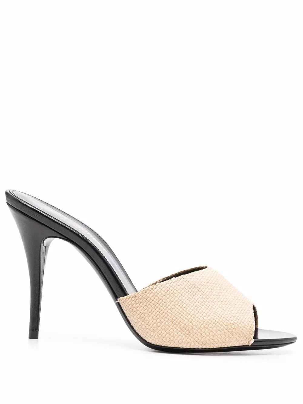 

Saint Laurent mules LA 16 con tacón de 95mm - Negro