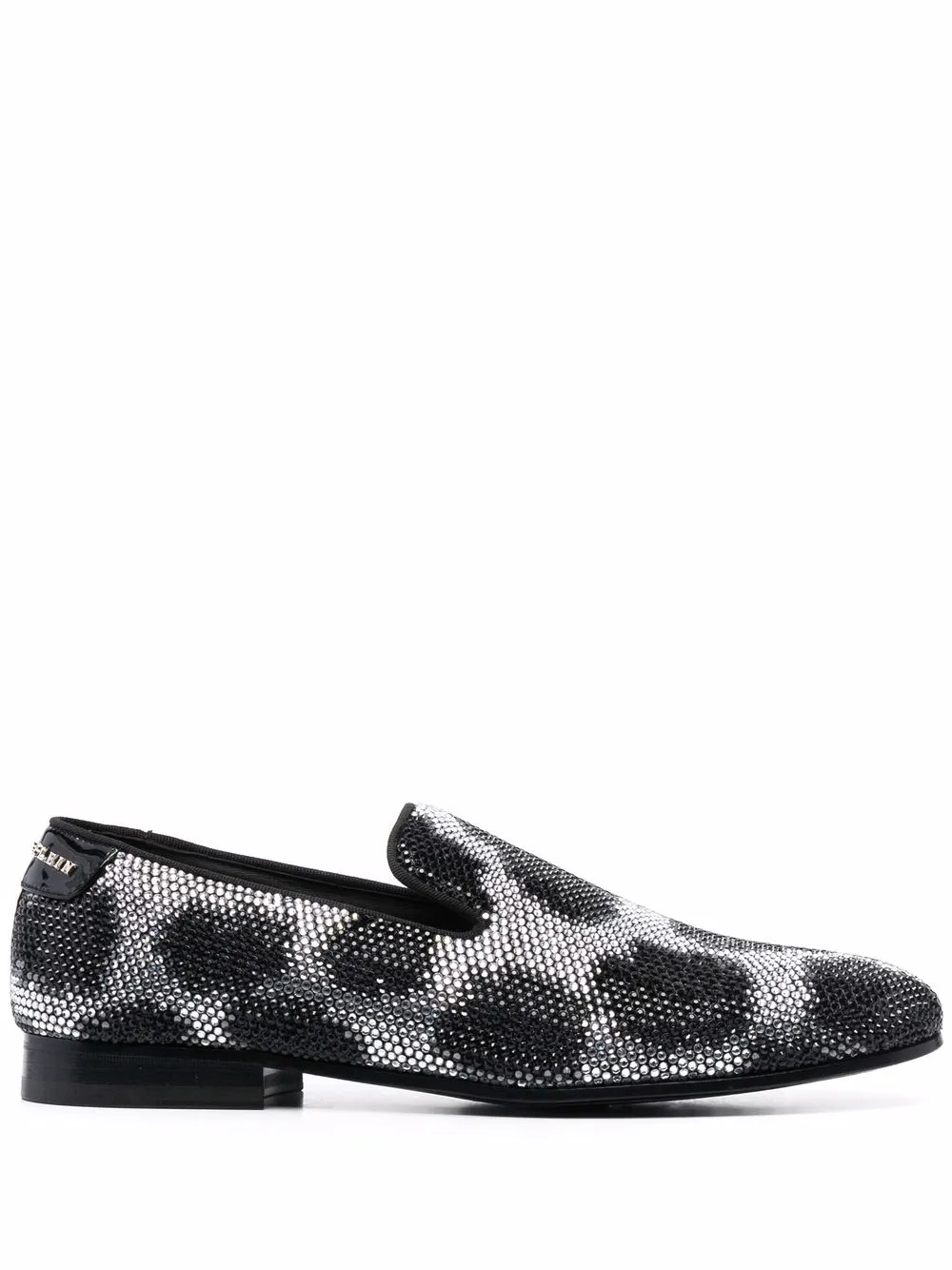 

Philipp Plein rhinestone-embellished loafers - Black