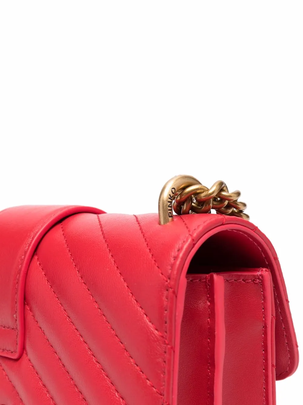 фото Pinko стеганая сумка-тоут love с логотипом