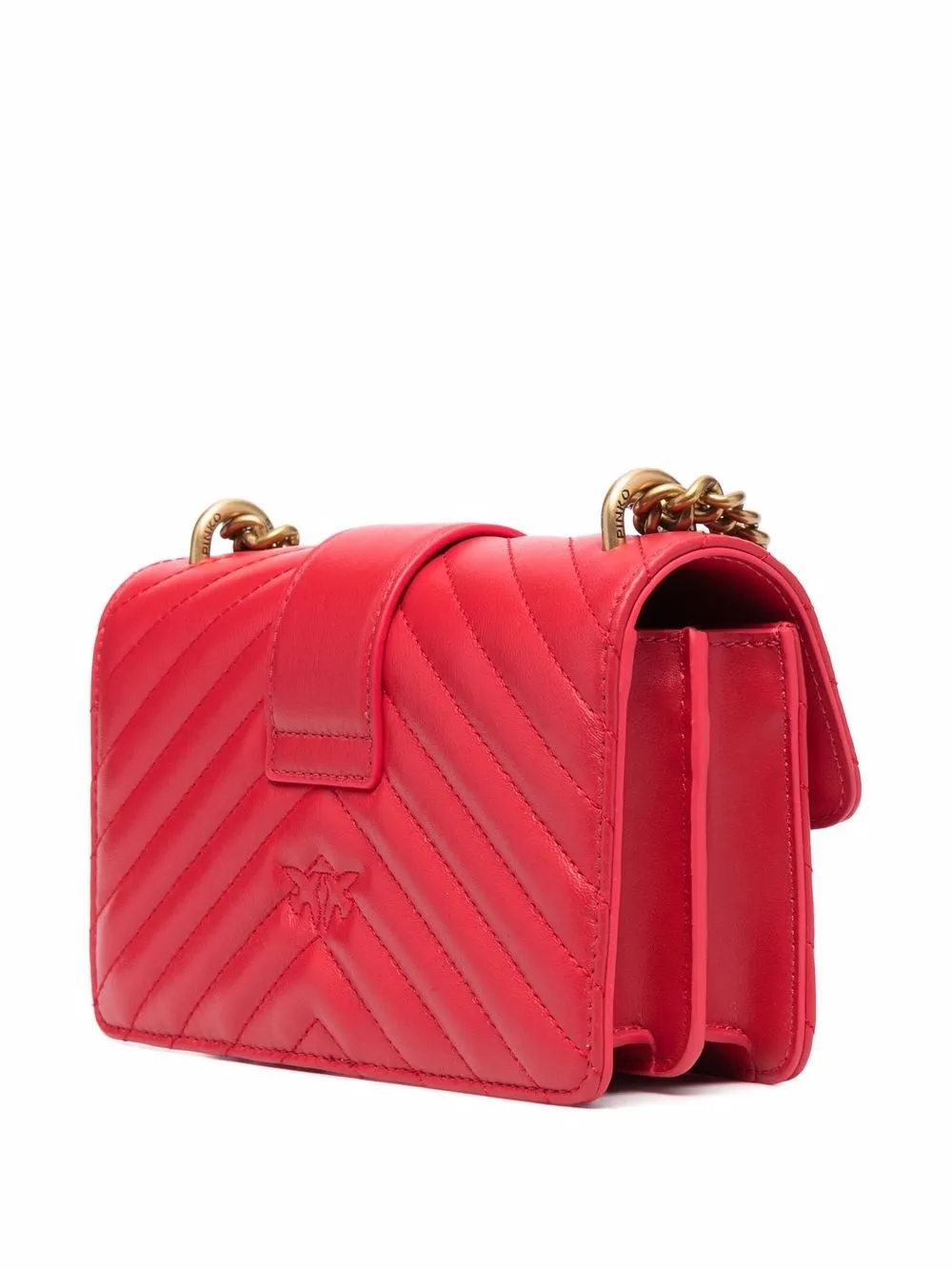 фото Pinko стеганая сумка-тоут love с логотипом