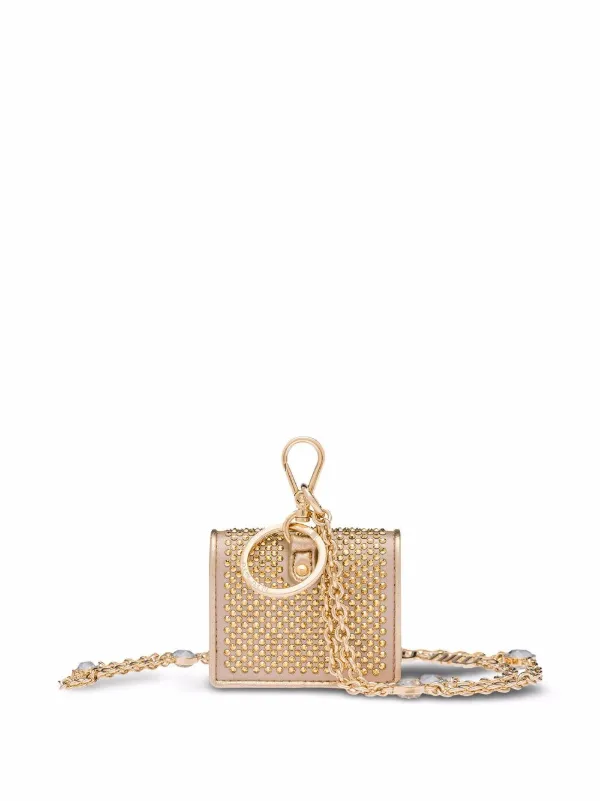 Shop Miu Miu metallic-finish AirPods Pro case with Express 