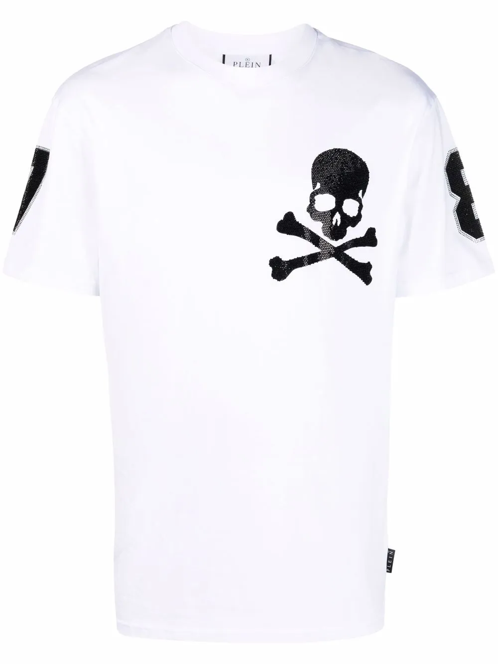 

Philipp Plein playera con motivo Skull - Blanco