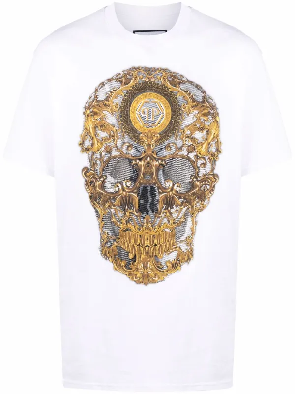 Philipp Plein Baroque skull-print T 