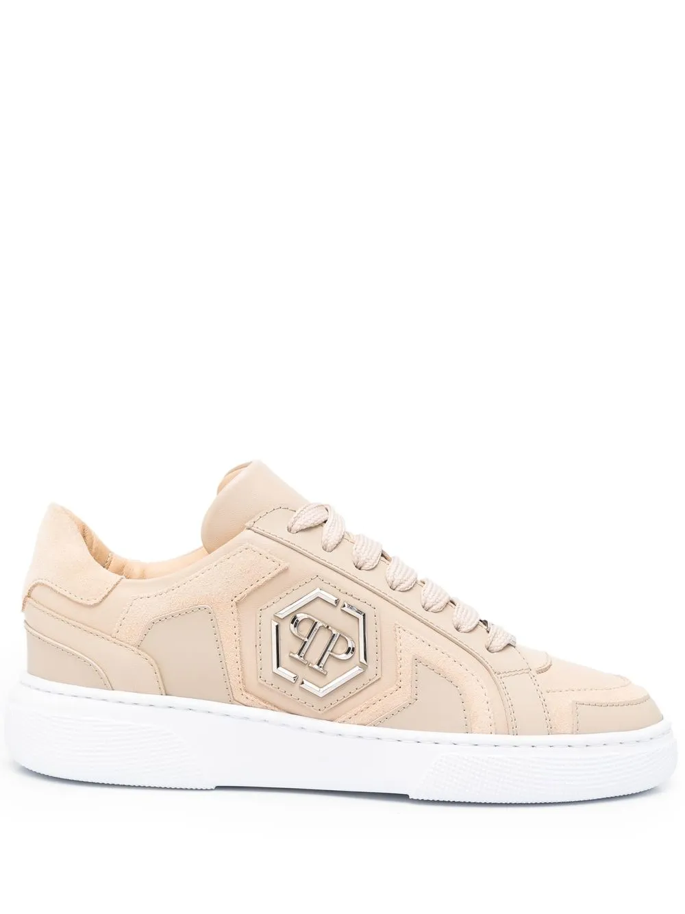 

Philipp Plein logo-plaque low top sneakers - Neutrals