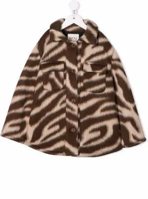 Douuod Kids Girls Faux Fur Jackets - Shop Designer Kidswear on FARFETCH