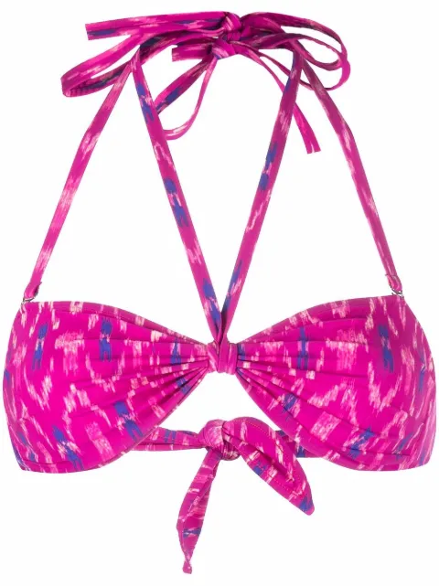 MARANT ÉTOILE top de bikini con cuello halter