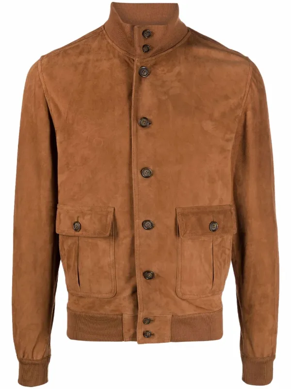 button down bomber jacket