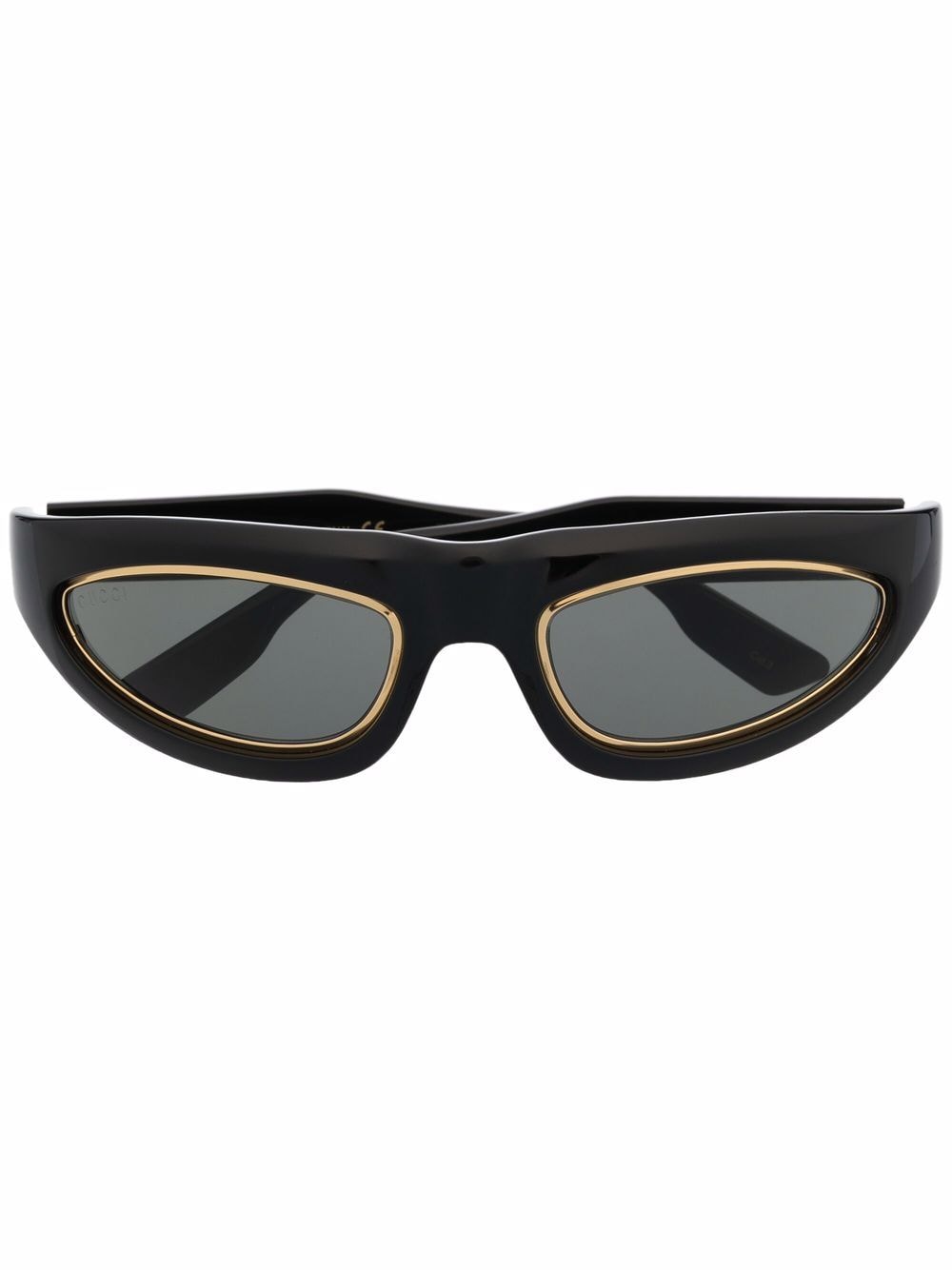 Image 1 of Gucci Eyewear metallic-trim cat-eye sunglasses