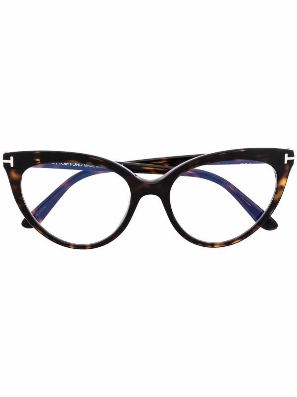 tom ford tortoise cat eye glasses