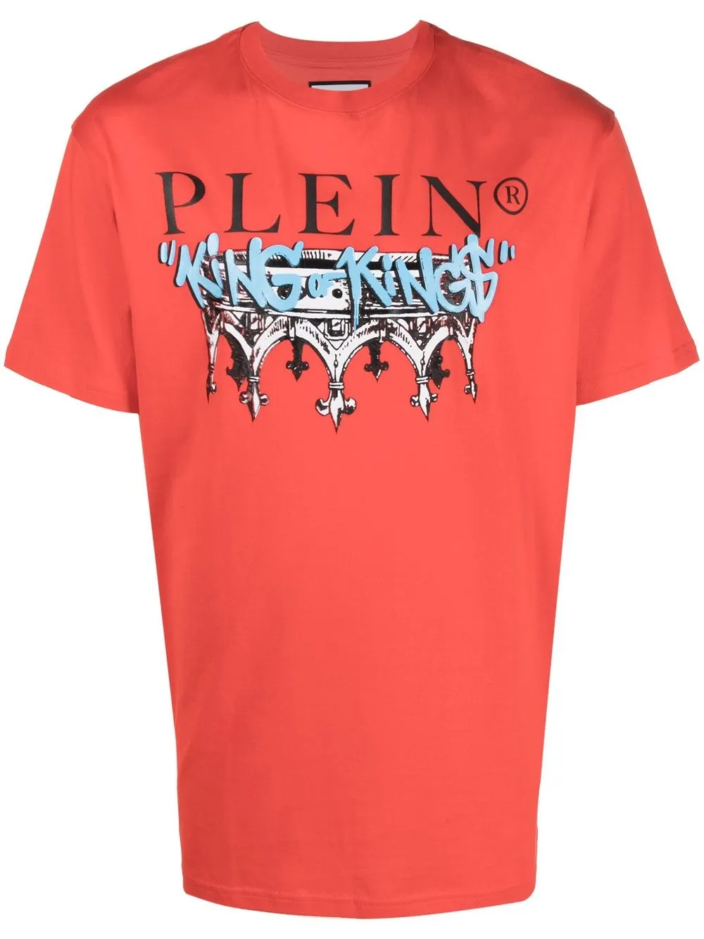 

Philipp Plein King Plein cotton T-shirt - Red