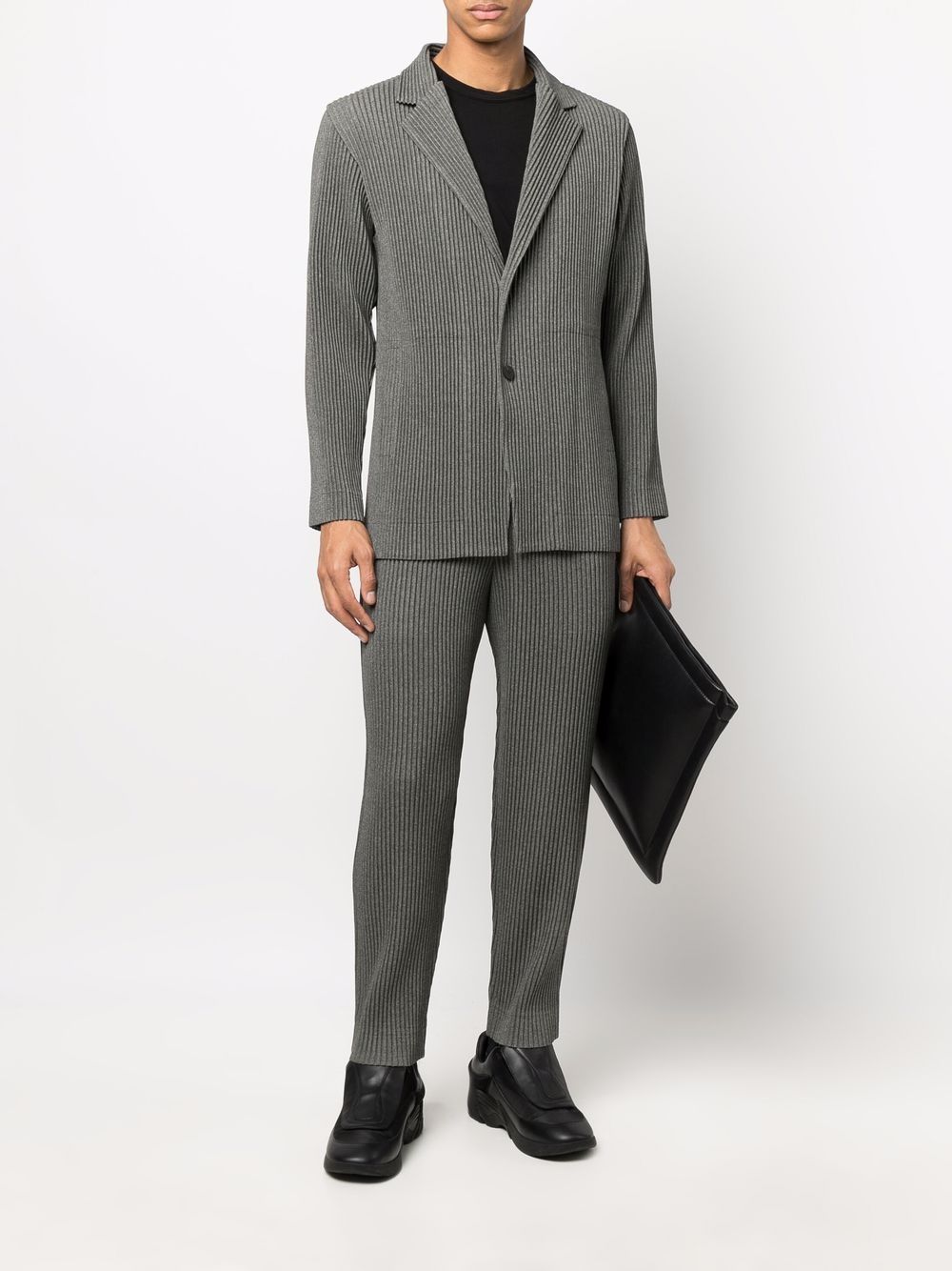 фото Homme plissé issey miyake single-breasted pleated blazer