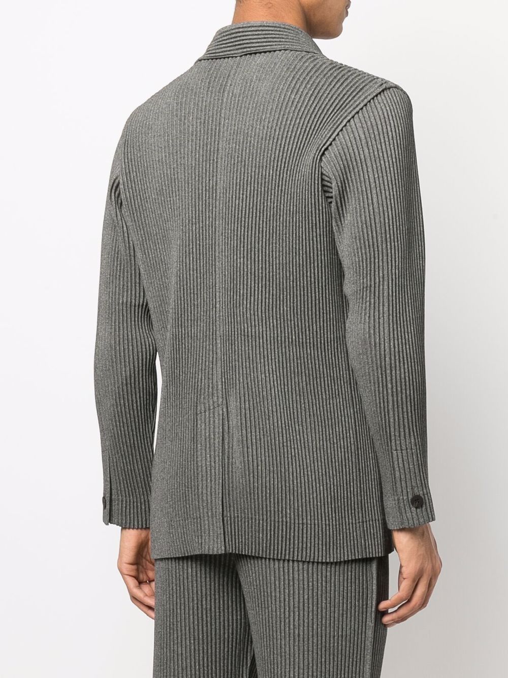 фото Homme plissé issey miyake single-breasted pleated blazer