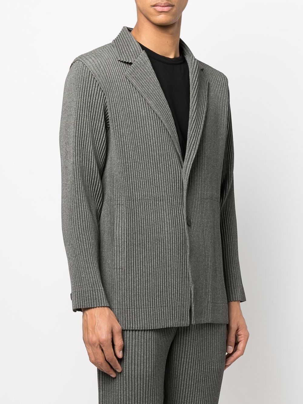 фото Homme plissé issey miyake single-breasted pleated blazer