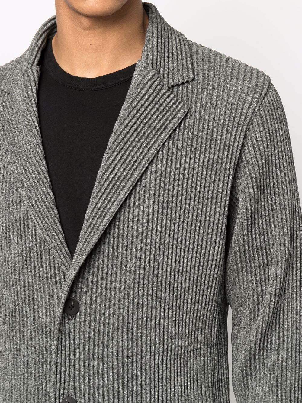 фото Homme plissé issey miyake single-breasted pleated blazer