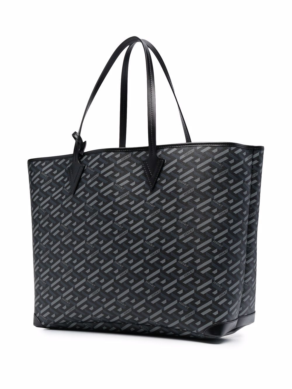 фото Versace сумка-тоут с узором la greca