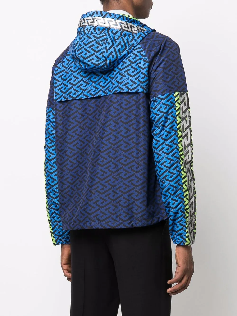 фото Versace спортивная куртка la greca в стиле колор-блок